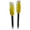 Ethernet U//UTP Patch cable 1.5m black / yellow